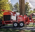 New Morbark Chipper working in the forest